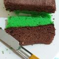 Cooksnap dari Raddinazzih RA untuk resep Bronis pandan coklat kukus