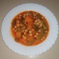 El cooksnap de Inmagaru cuando hizo Potaje de judías verdes y calabaza.