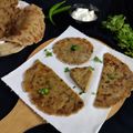 Unnati Desai's cooksnap of when they made Amaranth Aloo Paratha.