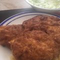 El cooksnap de Paola Sanchez cuando hizo Milanesa de pollo.