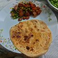 pinky makhija's cooksnap of when they made गाजर मेथी मटर आलू की सब्जी (Gajar Methi Matar Aloo ki sabji recipe in Hindi).