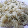El cooksnap de graciela martinez IG @gramar09ok ☺💗 cuando hizo Fusilli al aglio e olio. ॐ.