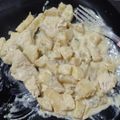 El cooksnap de Natalia Gonzalez cuando hizo Pollo con Crema al Verdeo.