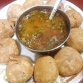 Manoj Kumar 's cooksnap of when they made Khasta kachori.