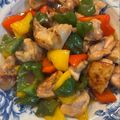 Gkims's cooksnap of when they made 鶏もも肉とパプリカ達の甘酢炒め.