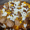 El cooksnap de Paola Lozano Zafra cuando hizo Albóndigas en salsa de sidra.