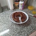 El cooksnap de Mariana Nardini cuando hizo Torta vegana.
