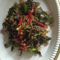 Cooksnap dari Amah Salamah untuk resep Oseng daun pepaya teri jos
