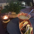 El cooksnap de María cuando hizo Tacos vegetarianos de huevos rancheros.