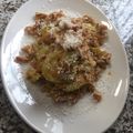 El cooksnap de Gloria Morera Guzmán cuando hizo Soja texturizada con calabacín y tomate.