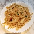 舒凱 的 竹筍炒蒜頭（不是肉絲）Fried Bamboo Shoots with Garlic cooksnap