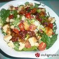 Cooksnap από dcroula στη συνταγή Σαλάτα με σπανάκι και ρόδια