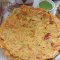 Naila Asif's cooksnap of when they made Besan ki roti.