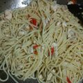 Cooksnap dari Raden Hezty Ramadhana Retta untuk resep Spaghetti Salmon Aglio Olio