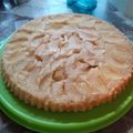 El cooksnap de Laura Sisterna cuando hizo Tarta de Manzana Invertida.