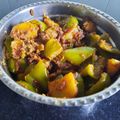 Charusheela Prabhu's cooksnap of when they made सिमला मिर्च ची रस्सा भाजी (shimla mirchi chi rassa bhaji recipe in marathi).