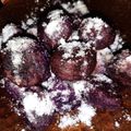 Cooksnap dari annisanumar untuk resep Bola Ubi Ungu Isi Meises