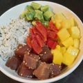 El cooksnap de Sil cuando hizo Poke bowl de atún.