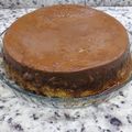 El cooksnap de Noelia Zanotti cuando hizo Chocoflan o pastel imposible.