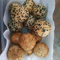Cooksnap dari LinaS_Cuisine untuk resep GB.17 Onde-Onde Rainbow (Tanpa Kentang,Tanpa Santan)