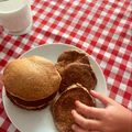 El cooksnap de Marieta cuando hizo Tortitas de avena y plátano.