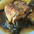 El cooksnap de freixastyle cuando hizo Pollo con patatas y judías verdes en salsa de cúrcuma y jengibre.