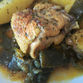 El cooksnap de freixastyle cuando hizo Pollo con patatas y judías verdes en salsa de cúrcuma y jengibre.