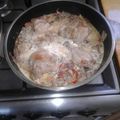 El cooksnap de hariana cuando hizo Pollo al vino con salsa de champiñones.