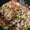 El cooksnap de Santa Cassandra Aguilera Hernández cuando hizo Bistec de cerdo con verduras.