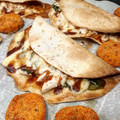 El cooksnap de CDNavarro cuando hizo Piadina rellena de pollo estilo Kebab.