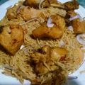 Wajiha Zafar's cooksnap of when they made Chicken Tikka Biryani.