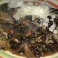 El cooksnap de Eme cuando hizo Feijoada brasileña.