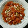 Vanika Agrawal's cooksnap of when they made Carrot Halwa (in a microwave).