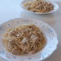 El cooksnap de Claudio Ajero Garcés cuando hizo Espaguetis a la parmesana.