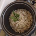 El cooksnap de Maria Ines cuando hizo Moro de gandules con coco fácil a mi estilo.