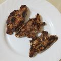 El cooksnap de Miguel cuando hizo Chuletas de pavo aliñadas.