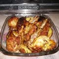 El cooksnap de JonseDutega cuando hizo PAPAS🥔Al Horno con Muslos🍗de Pollo (Rustidera)...!😍.