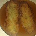 El cooksnap de Rocio Recalde cuando hizo Milanesas de Berenjenas rellenas de jamón y queso.