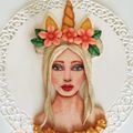 il Katia Malizia quando ha preparato Lady Unicorn Cookie