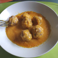 El cooksnap de Myriam cuando hizo Albóndigas con salsa de cerveza Thermomix.