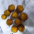 Rubina Dodhia's cooksnap of when they made #Monsoon.corn chesse ball.