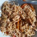 El cooksnap de neus cuando hizo Espaguetis asiáticos.