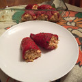 El cooksnap de PILAR cuando hizo Pimientos rellenos de atún y surimi.