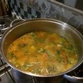 El cooksnap de Manuel Rojas Reyes cuando hizo Sopa de verduras.