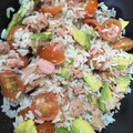 El cooksnap de Rocío cuando hizo Ensalada de arroz con aguacate.