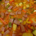 El cooksnap de Hilda Lucero Garcia Segura cuando hizo Salchichas con Verduras (uno más de mis inventos).