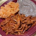 El cooksnap de Alejandra Ruiz cuando hizo Carne con chile y ejotes.
