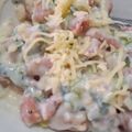 El cooksnap de Andre Ortega cuando hizo Salsa blanca con cebolla de verdeo para acompañar pastas.