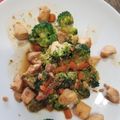 El cooksnap de Alex JC cuando hizo Pollo con brócoli y zanahoria.