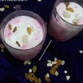 Bhumi Parikh's cooksnap of when they made શાહી રોઝ લસ્સી (Shahi Rose lassi recipe in gujarati).